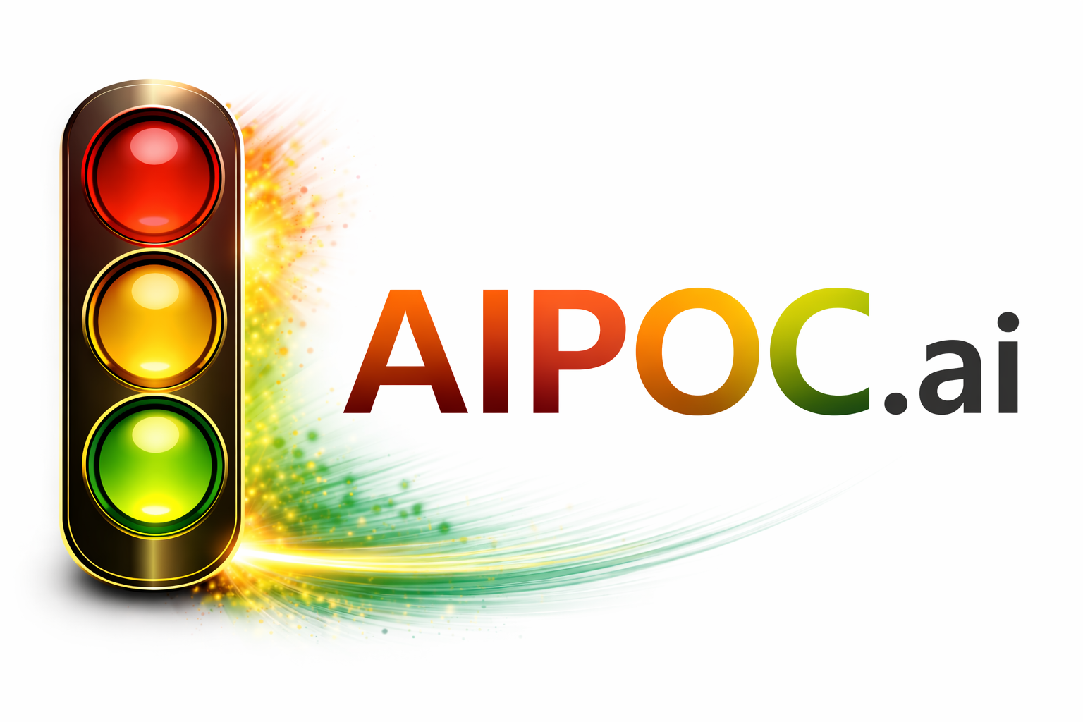 AIPOC.ai logo with traffic light